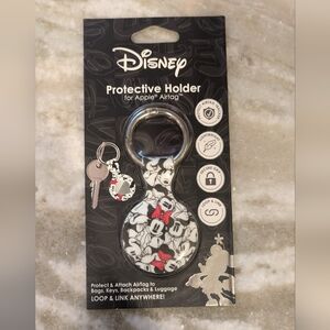 Disney Mickey Mouse AirTag Holder - Black and Red